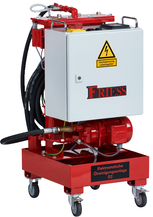 Electrostatic oil cleaning D2