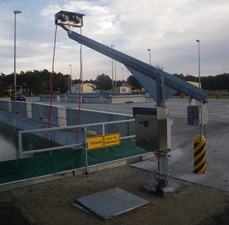 Military site Altenbrück with oil skimmer S100